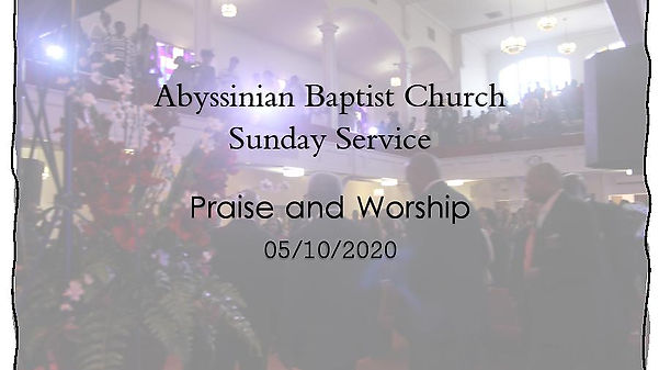 Praise and Worship 05/10/2020